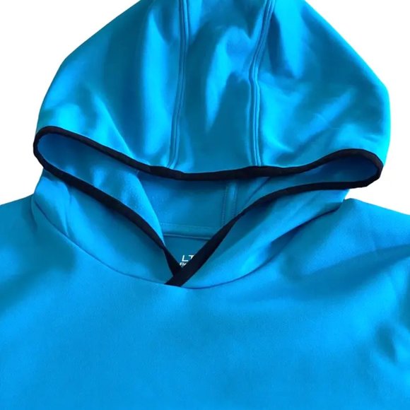 XERSION 2XL Quick Dri Dry Hawaiian Surf Blue Fleece Pullover Pocket Hoodie NWT - Picture 2 of 9